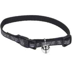 Coastal 3/8 Safe Cat Lazer Black Reflective Adj. Break Away Collar