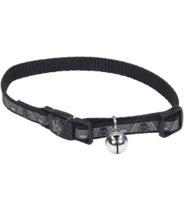 Coastal 3/8 Safe Cat Lazer Black Reflective Adj. Break Away Collar