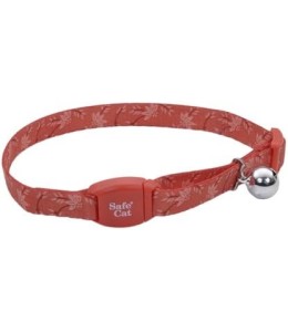 Coastal 3/8" Safe Cat Break Away With Magnetic Buckle Collar SalmFolg