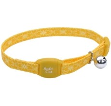 Coastal 3/8" Safe Cat Break Away With Magnetic Buckle Collar GldFlwBq