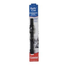 Coastal 3/8" SafeCat Nylon Breakaway Collar Black