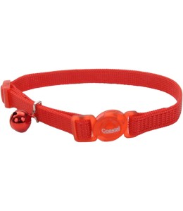 Coastal 5/16" Safe Cat Adj.Collar Red