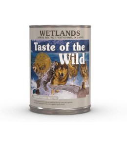 Taste of the Wild Wetlands Canine Recipe with Roasted Fowl 390grm (DOG)