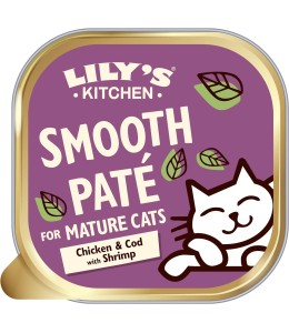 Lily's Kitchen Chicken Cod & Shrimps Paté Mature Cat Wet Food (85g)