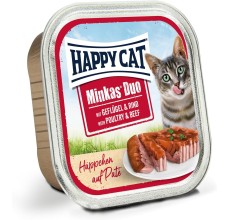 Happy Cat Minkas Duo Poultry & Beef - 100 G