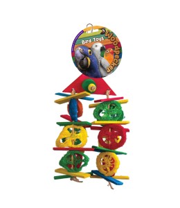 Woodpecker Bird Toy Lemon Den 44*20 Cms