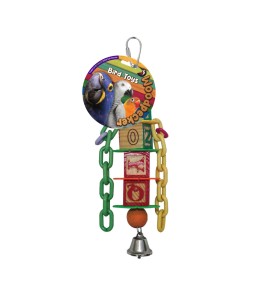 Woodpecker Bird Toy Alphabet Chain 26*8 Cms