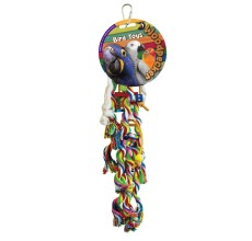 Woodpecker Bird Toy Curly Braids 40*6 Cms