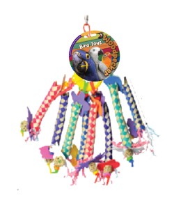 Woodpecker Bird Toy Jute Flute 33*23 Cm