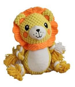 Plush Pet Lion Dog Toy - 1pc