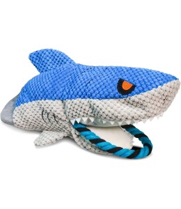 Plush Pet Shark Dog Toy - 1pc