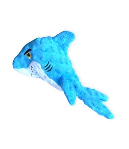 Plush Pet Shark Dog Toy - 1pc