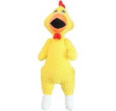Plush Pet Singing Hens Dog Toy - 1pc