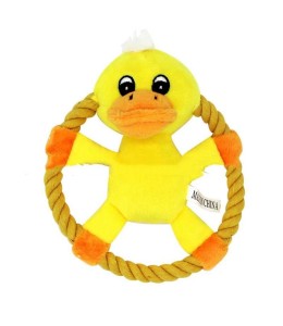 Plush Pet Squeakz Spinnnerz Ducky/Piggy/Beary Dog Toy - 1pc