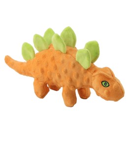 Plush Pet Stegosaurus Dog Toy - 1pc