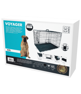 M-Pets Voyager Wire Crate Xxl (L122 X W76 X H84Cm)