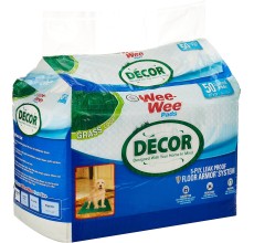 Four Paws Wee-Wee Pads Decor Grass 50Ct