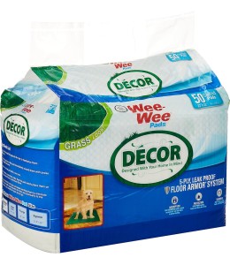 Four Paws Wee-Wee Pads Decor Grass 50Ct
