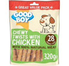 Chewy Chicken Twists - 320G Value Pack