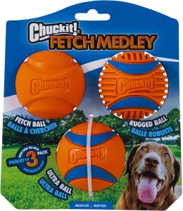Chuckit! Fetch Medley Gen 3 Medium 3-Pk