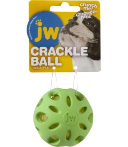 Jw Crackle Heads Crackle Ball Small - Multicolor - 1pc