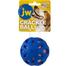 Jw Crackle Heads Crackle Ball Medium - Multicolor - 1pc