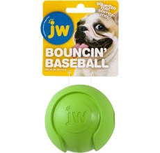 Jw Isqueak Bouncin' Baseball Medium - Mulitcolor - 1pc