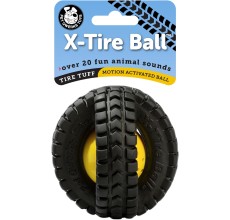 Petmate 3.5" Small Animal Sounds X-Tire Ball