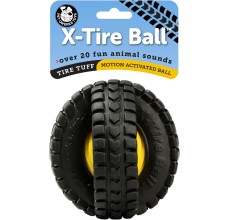Petmate 5" Medium Animal Sounds X-Tire Ball