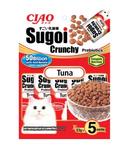 Inaba CIAO Sugoi Crunchy Tuna Flavor Plus Prebiotics 110g