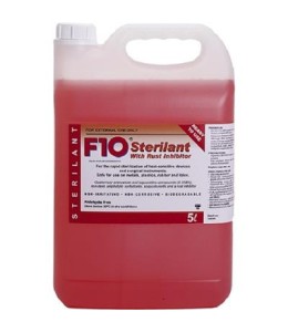 F10 Ready To Use Cold Sterilant With Rust Inhibitor 5 L