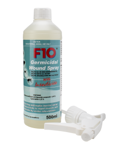 F10 Germicidal Wound Spray with Insecticide 500 ML