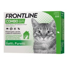 Frontline Flea & Tick Spot On Combo for Cats & Home Protection 3pcs