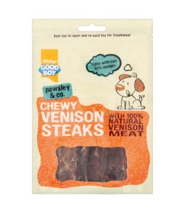 Chewy Venison Steaks - 80G