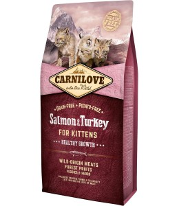 Carnilove Salmon & Turkey for Kittens 6kg