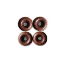 Choco Donuts for Dogs (4 PCS)