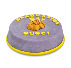Doggy-Bowl Cake for Dogs (Purple)