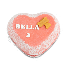 Oh My Heart Cake for Dogs (Pink)