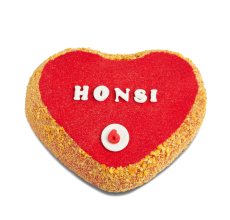 Oh My Heart Cake for Dogs (Red)