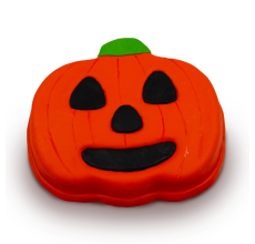 Halloween Pumpkin Cake for Dogs