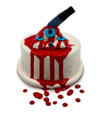 Halloween Mini Cake for Dogs - Scary Eyes