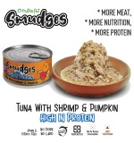 Smudges Adult Cat Tuna Flakes With Shrimp & Pumpkin in Gravy 80g