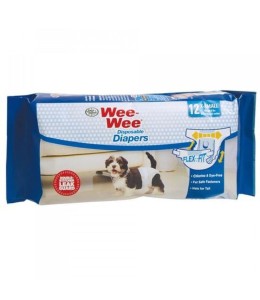 Four Paws Wee-Wee Dog Diapers, X-Small - 12 Pack