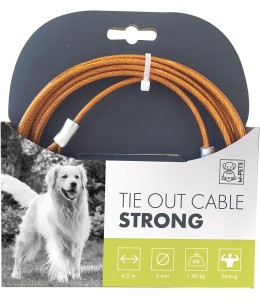 M-PETS Tie Out Cable Strong 4.5m