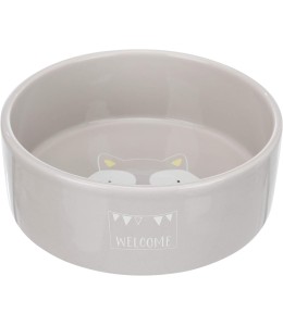 Trixie Junior Ceramic Bowl For Dogs-800Ml/Grey