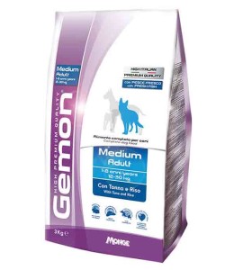 Gemon Dog Dry Food Adult with Tuna and rice 15kg