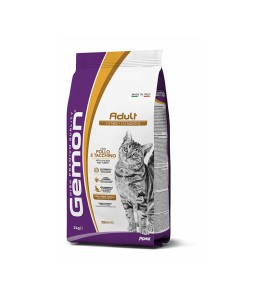 Gemon Cat Dry Food Adult with Chicken and Turkey 2kg