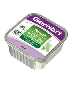 Gemon Dog Wet Food - Pate Adult with Lamb 150gm