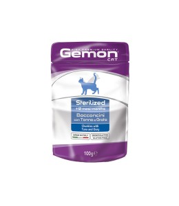 Gemon Cat Wet Food - Pouches Sterelized with Tuna 100gm