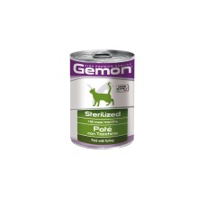 Gemon Cat Wet Food - Pate Sterelized with Turkey 400gm